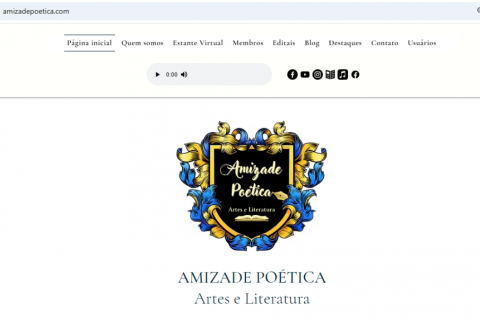 Conheça site do Projeto Amizade Poética